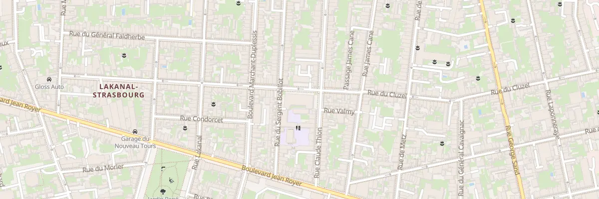 Plan du 49 Rue Claude Thion à Tours