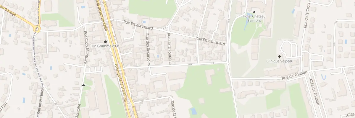 Plan du 24 Rue Raymond Poincaré à Tours