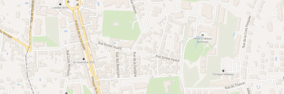 Plan du 22 Rue Ernest Huard à Tours