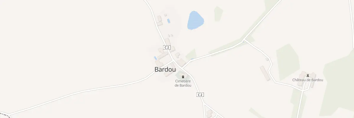 Plan du 16 Petits Champs à Bardou