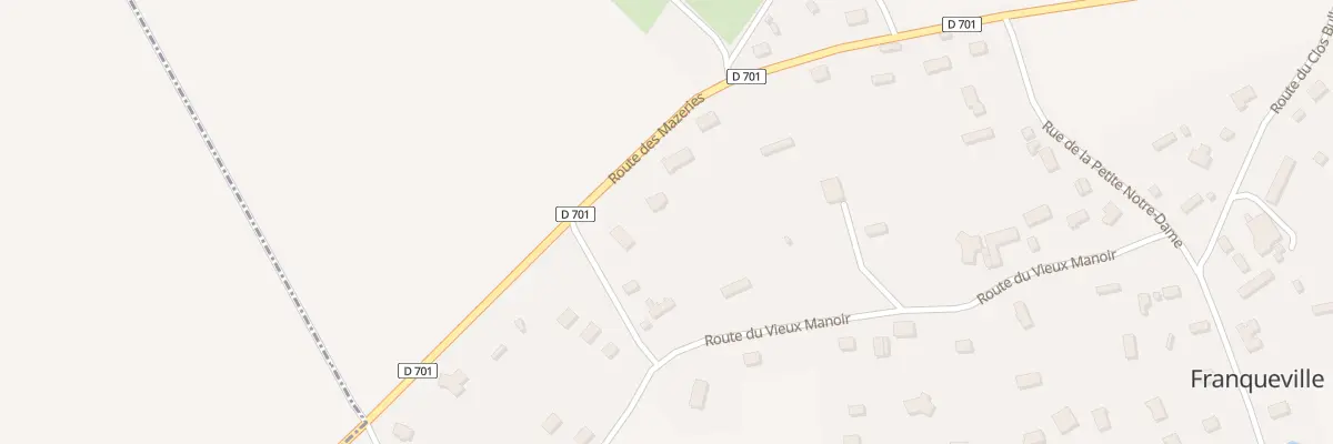 Plan du 41 Rte des Mazeries à Franqueville