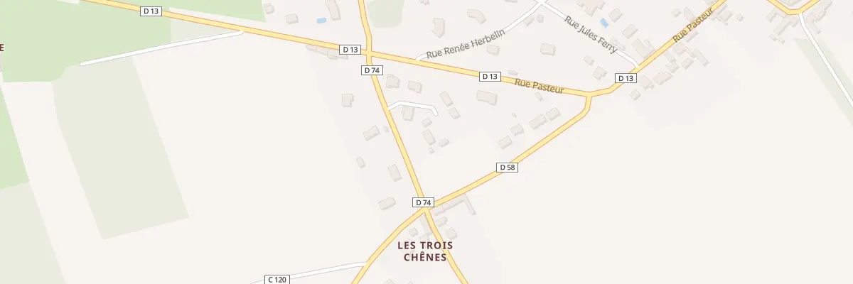 Plan du 2 Lot des Trois Chenes à Sainte-Cérotte