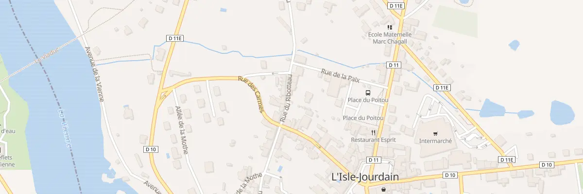Plan du 8 Rue du Ribotteau à L’Isle-Jourdain