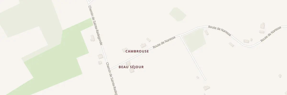 Plan du 161 Rte de Naresse à Doudrac