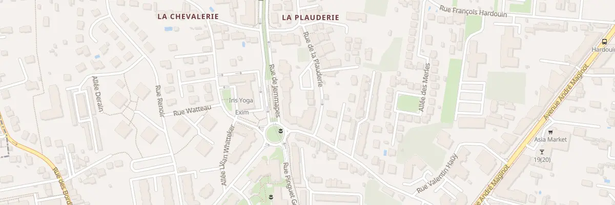 Plan du 6 Rue de la Plauderie à Tours