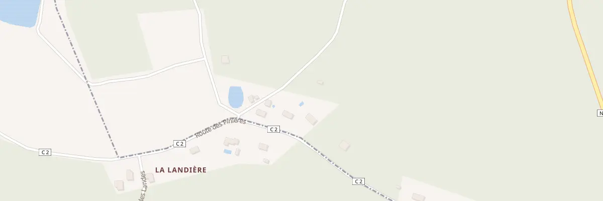 Plan de Chanteloube à Chalagnac