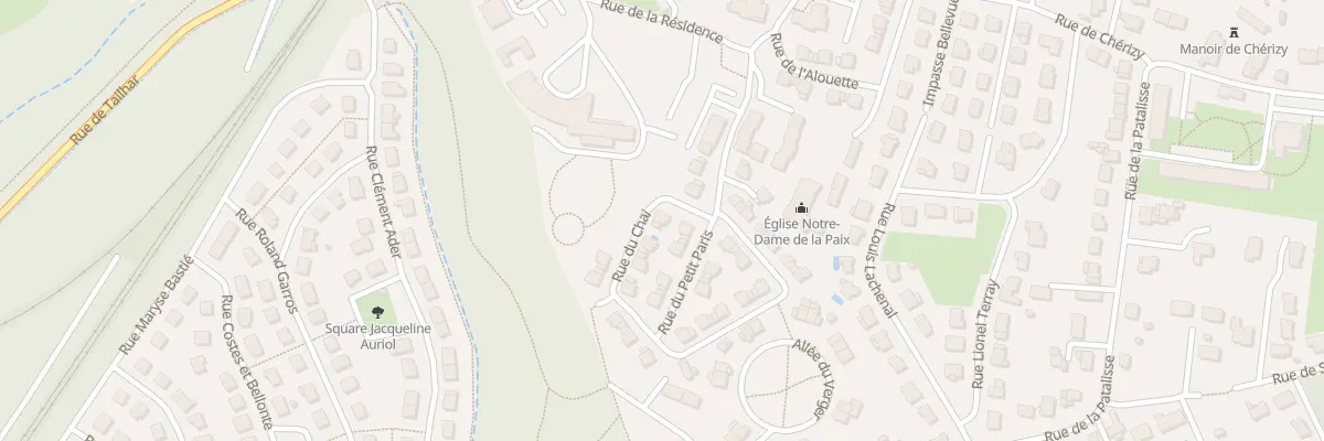 Plan du 4 Rue du Chai à Joué-lès-Tours