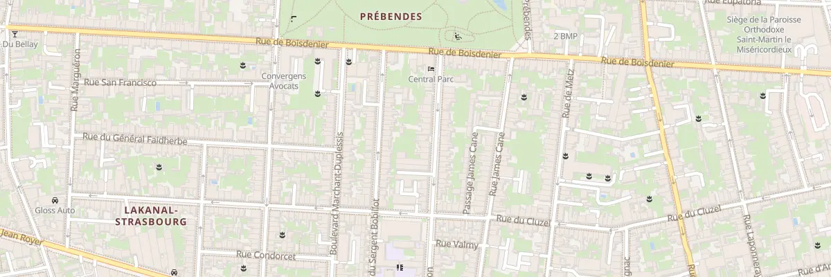 Plan du 27 Rue Claude Thion à Tours
