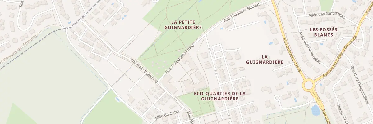 Plan du 5 Rue Théodore Monod à Chambray-lès-Tours