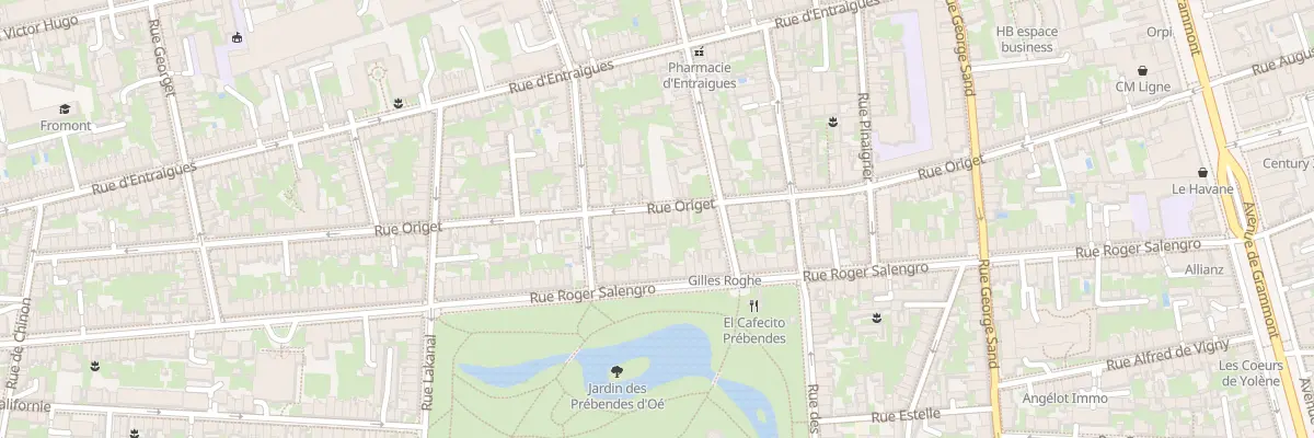 Plan du 72 Rue Origet à Tours