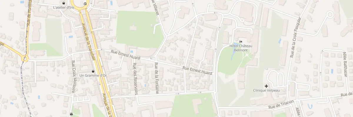 Plan du 28 Rue Ernest Huard à Tours