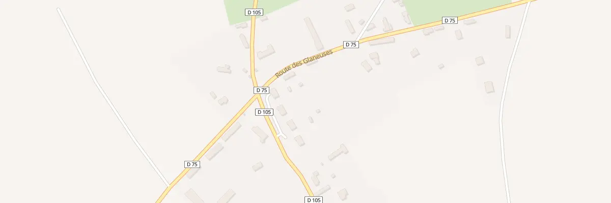 Plan du 642 Rte des Glaneuses à Bosville