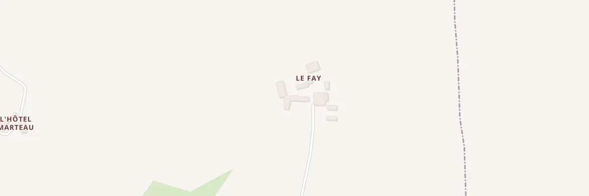 Plan du 130 Le Fay à Perche en Nocé