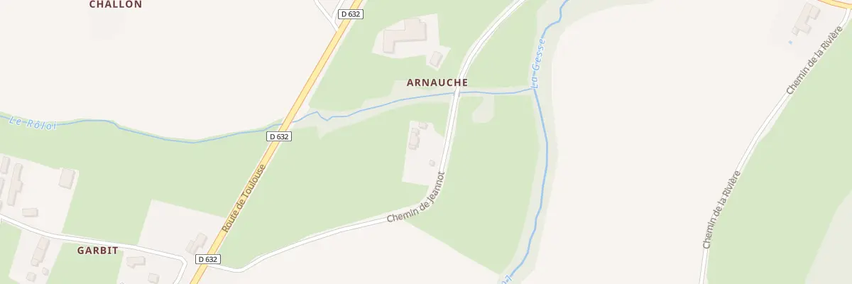 Plan du 17 Arnauche à Péguilhan
