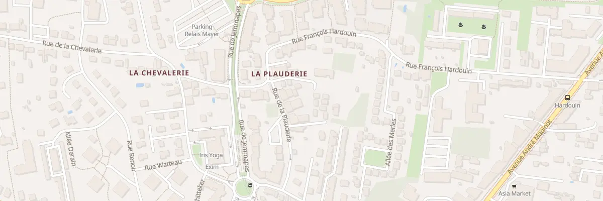 Plan du 21 Rue de la Plauderie à Tours