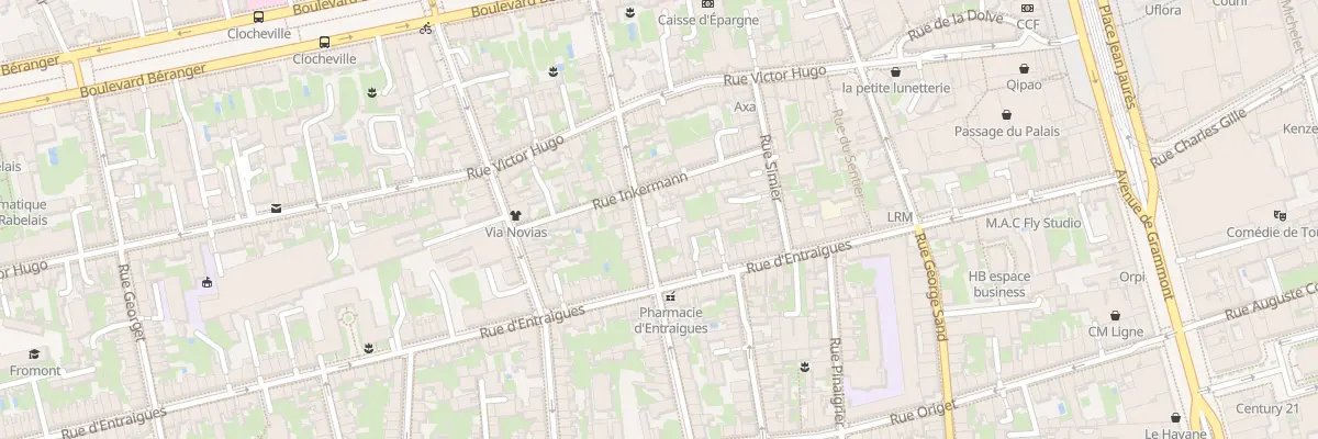 Plan du 20 Rue de Sebastopol à Tours