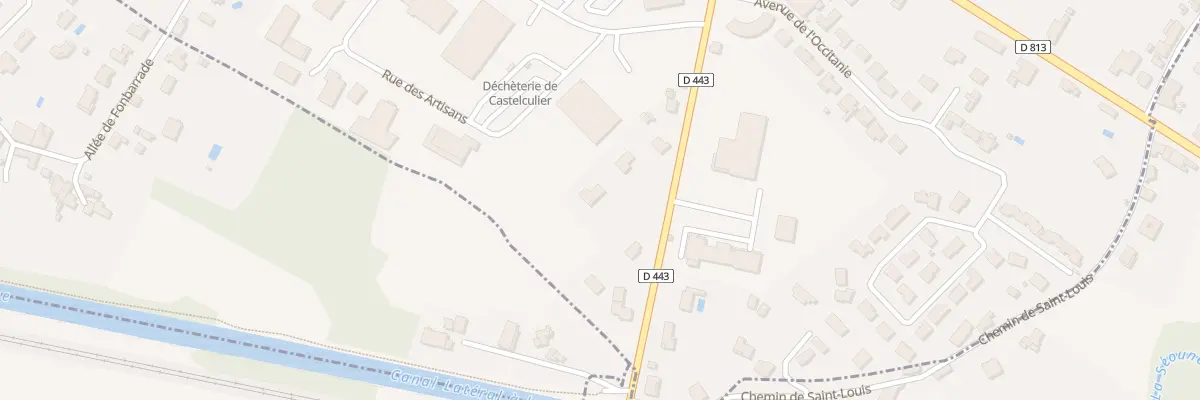 Plan du 326 Rte du Canal à Castelculier