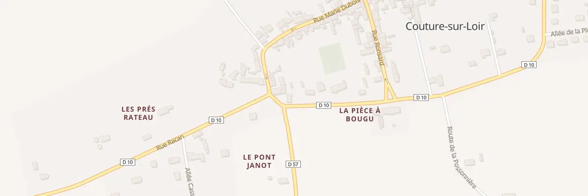 Plan du 10 Rue du 8 Mai à Vallée-de-Ronsard