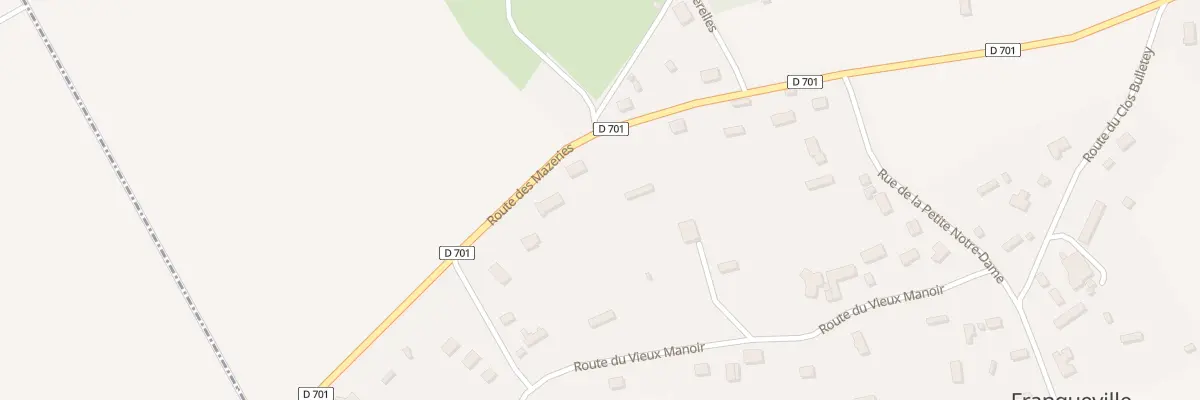 Plan du 37 Rte des Mazeries à Franqueville