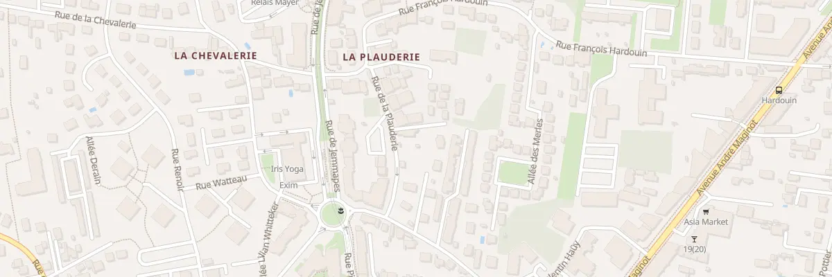 Plan du 11 Rue de la Plauderie à Tours