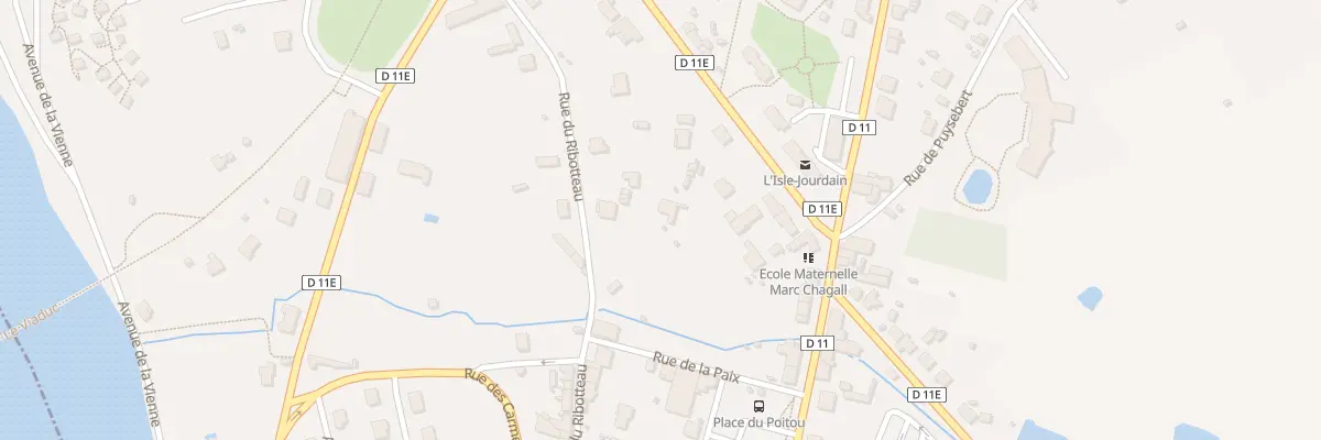 Plan du 16 Rue du Ribotteau à L’Isle-Jourdain