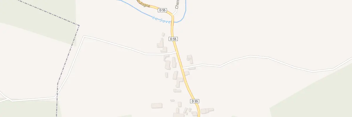 Plan du 24 Rte de Boulogne à Charlas