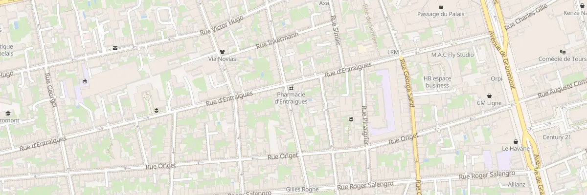 Plan du 30B Rue de Sebastopol à Tours