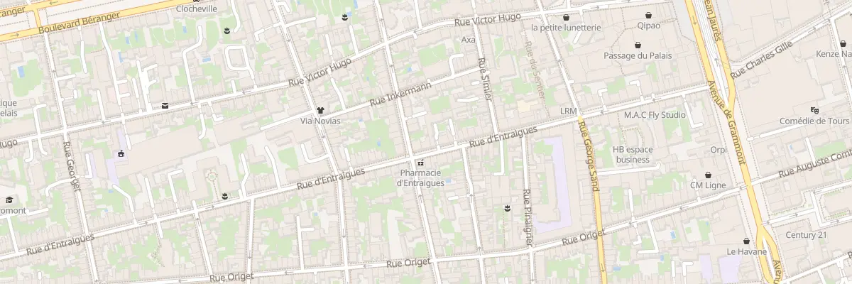 Plan du 63 Rue d’Entraigues à Tours