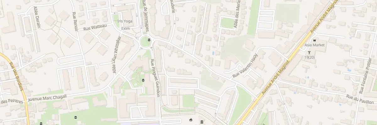Plan du 18 Rue de la Chevalerie à Tours