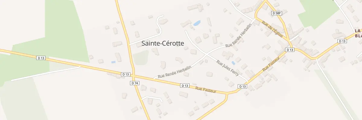 Plan du 21 Rue Renee Herbelin à Sainte-Cérotte