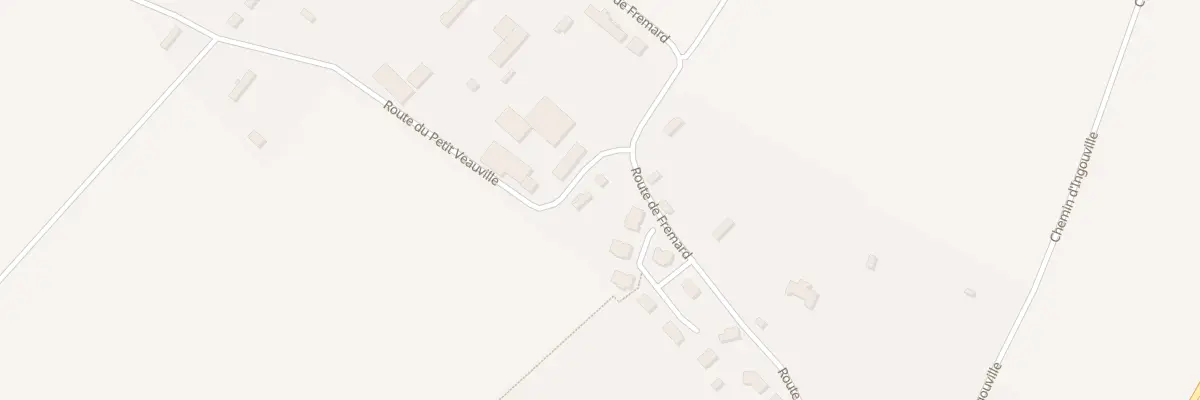 Plan du 1 Rte du Petit Veauville à Ocqueville
