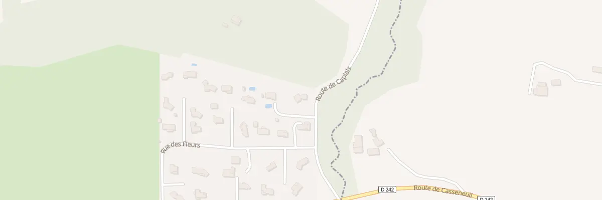 Plan du 183 Rte de Capials à Lédat