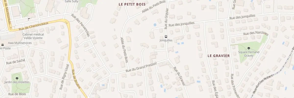 Plan du 9 Rue du Grand Pressoir à Joué-lès-Tours