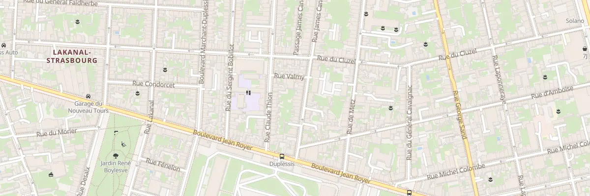 Plan du 59 Rue James Cane à Tours
