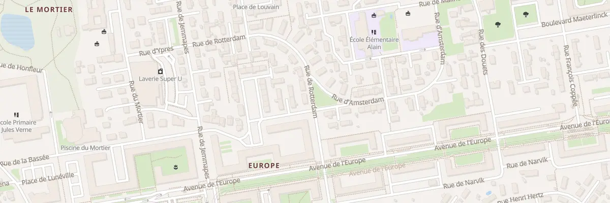 Plan du 21 Rue de Rotterdam à Tours