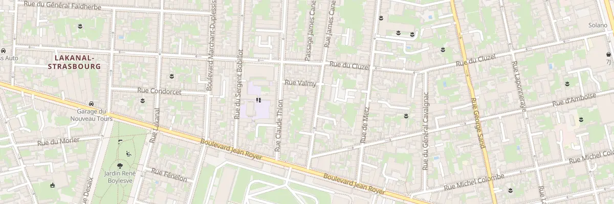 Plan du 57 Rue James Cane à Tours