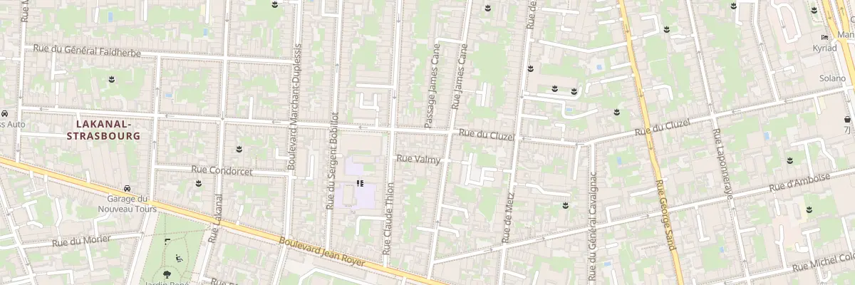 Plan du 112 Rue du Cluzel à Tours
