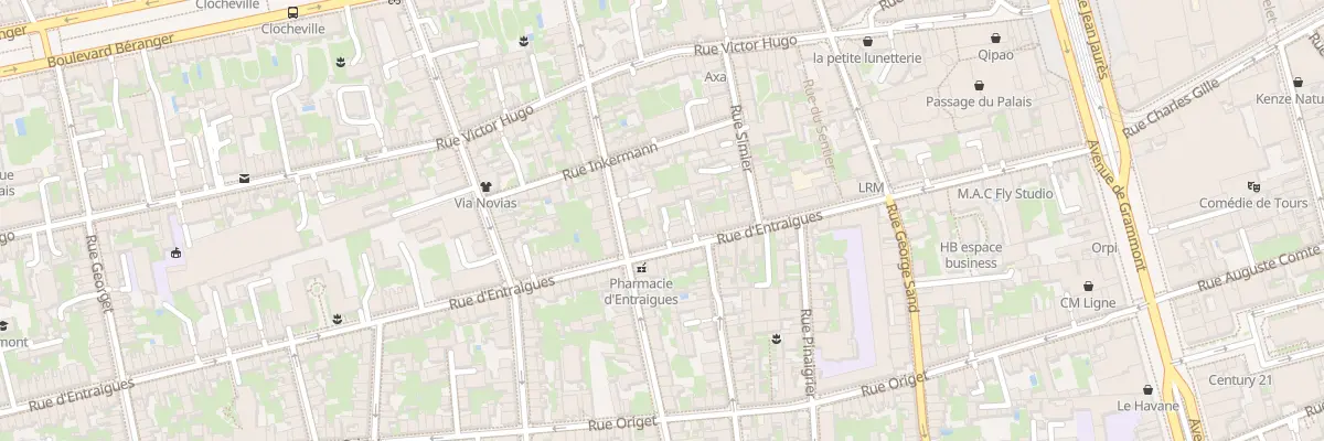 Plan du 61 Rue d’Entraigues à Tours