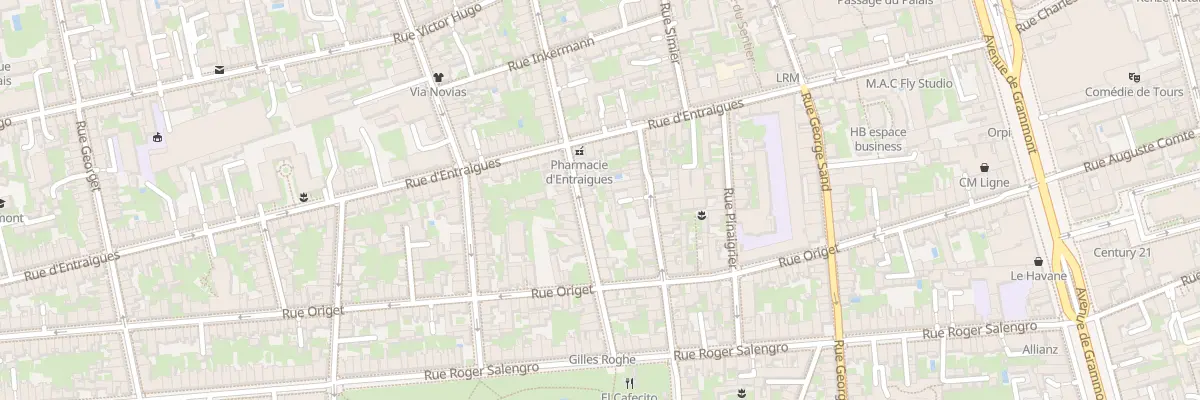 Plan du 38 Rue de Sebastopol à Tours