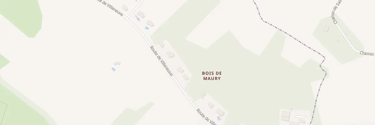 Plan du 1423 Rte de Villeneuve à Lédat