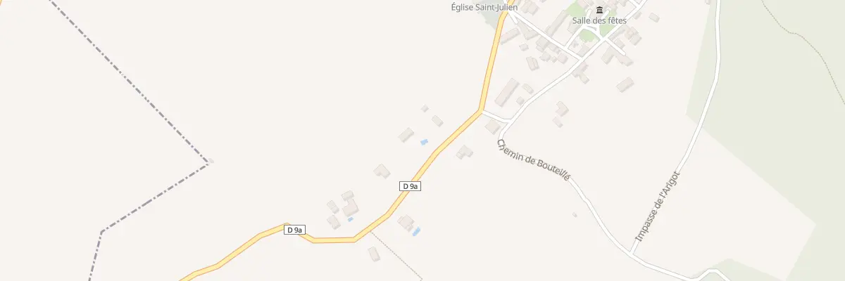 Plan du 40 Rte de la Capelle à Malvezie