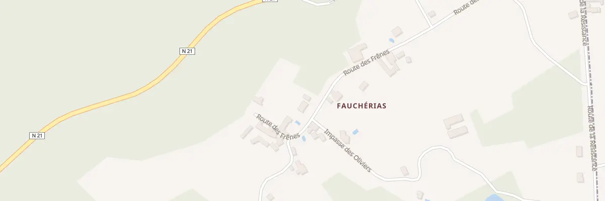 Plan du 550 Rte des Frênes à Creyssensac-et-Pissot