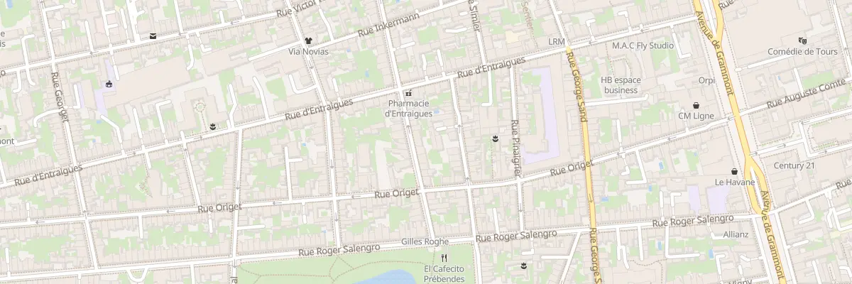 Plan du 40 Rue de Sebastopol à Tours