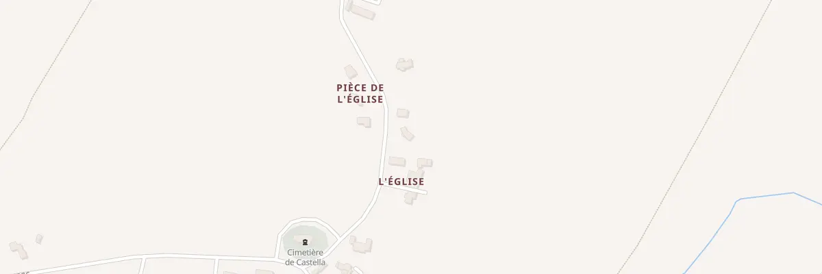 Plan du 218 Rte de l’Eglise à Castella