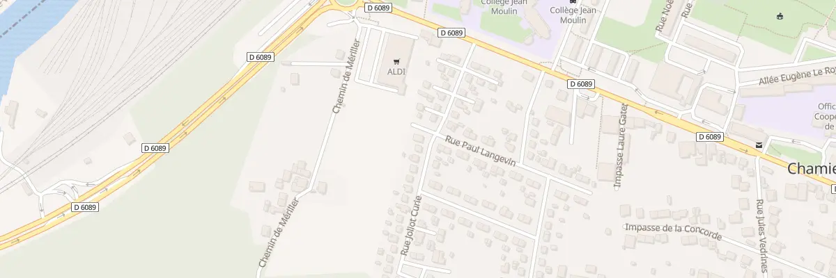 Plan du 14 Rue JOLIOT-CURIE à Coulounieix-Chamiers