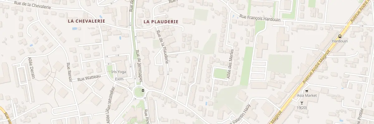 Plan du 25B Rue de la Chevalerie à Tours
