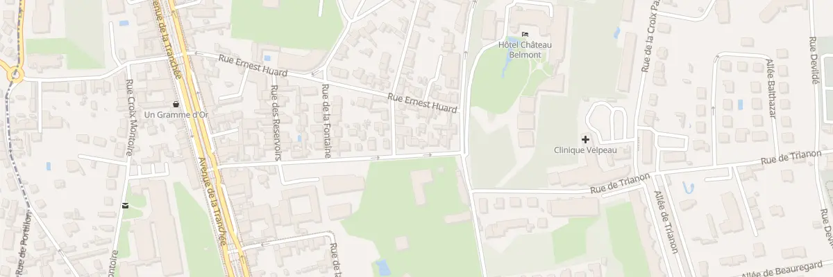 Plan du 36 Rue Raymond Poincaré à Tours