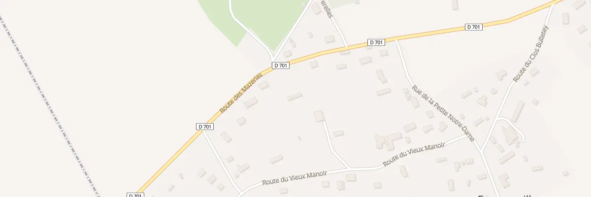 Plan du 35 Rte des Mazeries à Franqueville