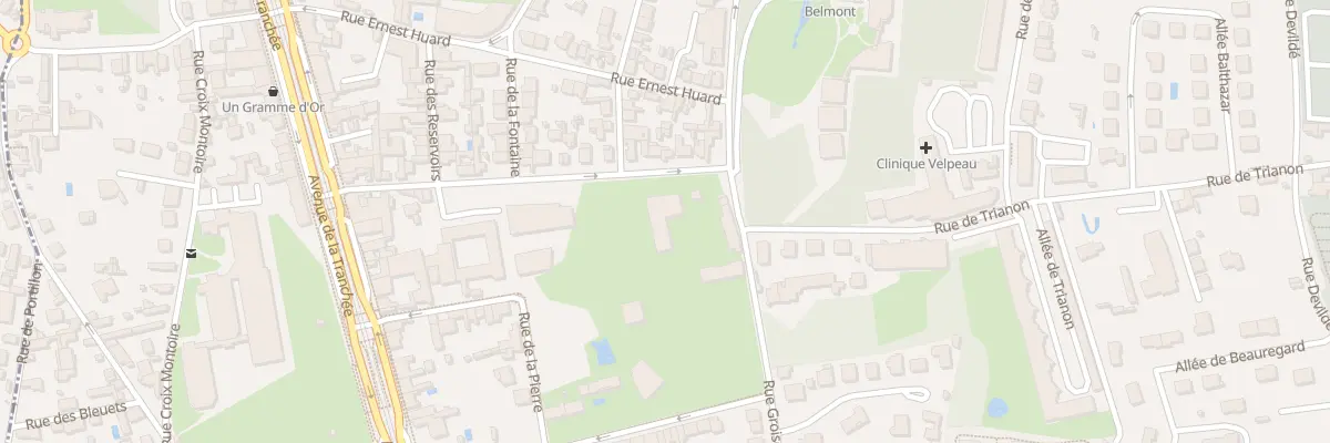 Plan du 35 Rue Raymond Poincaré à Tours