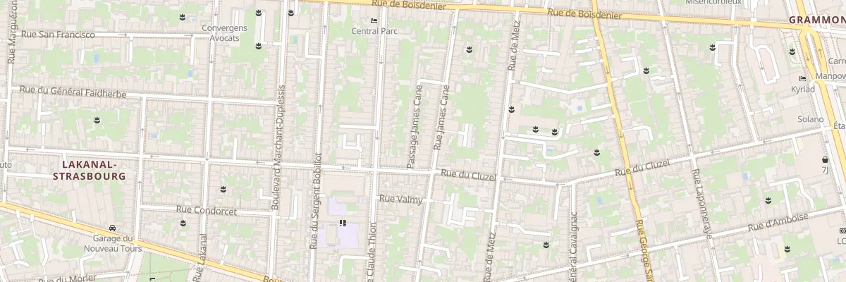 Plan du 37 Rue James Cane à Tours